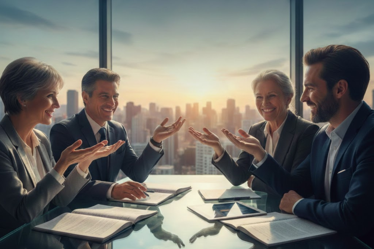 Close-up of 1040 U.S. tax form with colorful sticky notes for organization.